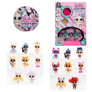 L.O.L. Surprise! Eye Spy Series Baby Sisters - Comprend 1 Poup&eacute;e, Emballage Opaque, Changement de Couleur, Multiples Surprises &agrave; D&eacute;couvrir, V&ecirc;tements et Accessoires Inclus, 8 Poup&eacute;es &agrave; Collectionner