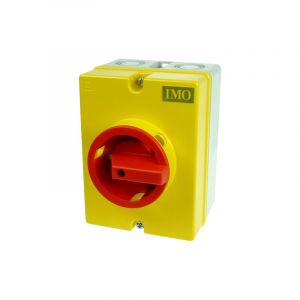 IMO - Interrupteur de proximit&eacute; triphas&eacute; 3P 20A avec boitier &eacute;tanche IP66 - Sectionneur cadenassable