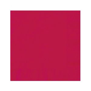 Unique Party 3121 - Serviettes en Papier - 13 cm - Rouge
