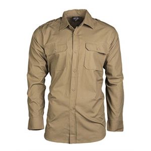 Mil-tec Chemise treillis ripstop coyote