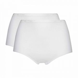 PLAYTEX Lot de 2 culottes hautes - Blanc - Couleur Blanc - Taille 48