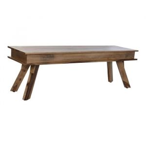 Alexandra House - Table Basse Sheesham naturel - 140x40x45 cm