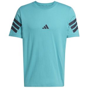 Adidas T-shirt Future Icons 3 Stripes manches courtes bleu noir - S