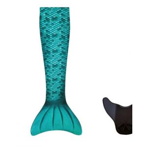 Déguisement queue de sirène avec monopalme aquaris Kuaki Mermaids