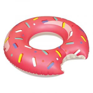 AC-Déco Bouée gonflable donut - Rose