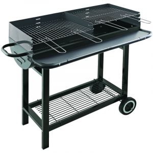Barbecue el gaucho colorado 2 grilles 96x41xH93CM