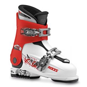 Roces Patins Idea Up 19,0–22.0 Enfants réglable pour Chaussures de Ski, Enfant, Idea UP 19.0-22.0, Blanc/Rouge/Noir, 30-35