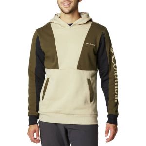 Columbia LODGE COLORBLOCK HOODIE ANCIENT FOSSIL OLIVE GREEN BLK 22 [Taille L]