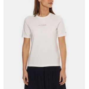 Tommy Hilfiger Tshirt &agrave; col rond et manches courtes Blanc - Taille 36