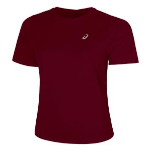 Asics T-shirt Core manches courtes bordeaux femme - XS