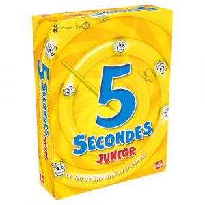 Goliath 5 Secondes Junior - Jeu de Soci&eacute;t&eacute; Dr&ocirc;le pour Enfants d&egrave;s 6 Ans &ndash; 1 Question, 3 r&eacute;ponses, 5 Secondes &ndash; Rires & Rapidit&eacute; - Apprendre en S&rsquo;Amusant - 2+ Joueurs - en Fran&ccedil;ais