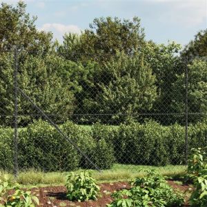 VidaXL Gaashek met flens 1,4x25 m antracietkleurig153995