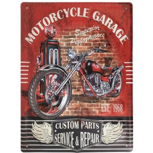 Signes Grimalt D&eacute;coration murale vintage, plaque d&eacute;corative en m&eacute;tal, design r&eacute;tro pour jardin, d&eacute;coration int&eacute;rieure et ext&eacute;rieure