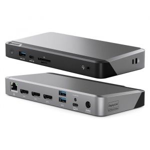 ALOGIC DX3 Avec fil USB 3.2 Gen 1 (3.1 Gen 1) Type-C Noir, Gris