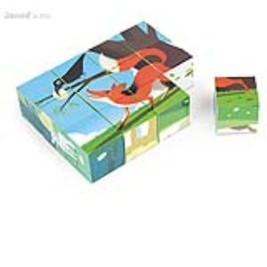 Janod Puzzle Kubkid 12 cubes : Contes