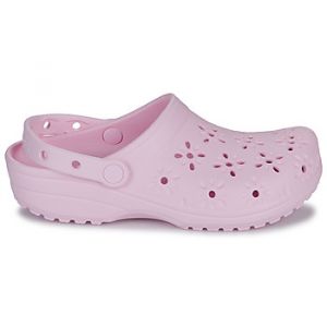 Crocs Sabots Classic Floral Cut Out Clog Rose - Taille 36 / 37,38 / 39,42 / 43,37 / 38,39 / 40,41 / 42