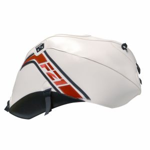 Bagster Tapis de r&eacute;servoir blanc/pointes rouges et noires (1523K) Yamaha FZ1 N / FZ1 ABS