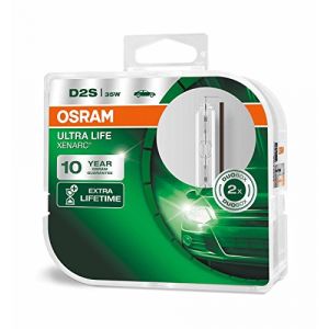 Osram Ampoule xénon XENARC ULTRA LIFE D2S HID lampe à décharge, 66240ULT-HCB, boite duo (2 pièces)