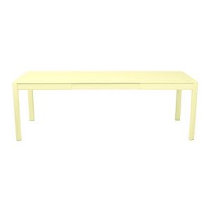Fermob Table Ribambelle - A6 citron givré - 2 Rallonges