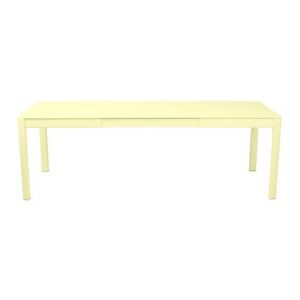 Image de Fermob Table Ribambelle - A6 citron givré - 2 Rallonges