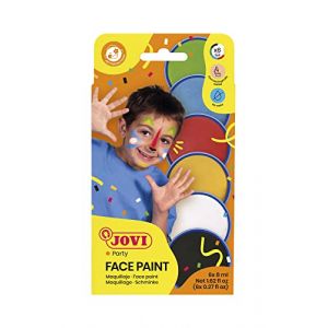 Jovi Face Paint, étui, 6 Pots, 8 ML, Couleurs Assorties () - 171
