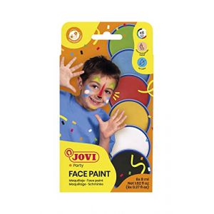 Image de Jovi Face Paint, étui, 6 Pots, 8 ML, Couleurs Assorties () - 171