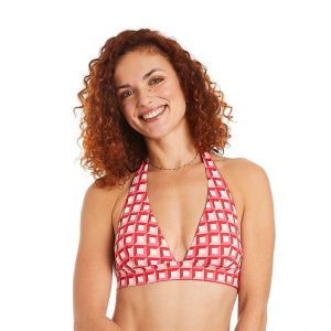 Haut de maillot de bain triangle rouge Ibiza