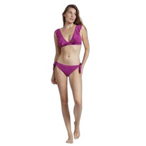 Admas pour femme. Bikini Triangle Cup Summer Frill violet Admas