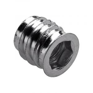 Hettich Manchon pour patte d'assemblage acier zingue, l.4 mm