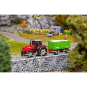 Faller MF Tracteur+remorque &agrave; copeaux (WIKING)