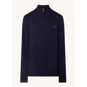 Ralph Lauren Pull en laine fine avec demi-zip