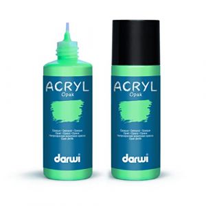 DARWI (une marque Clairefontaine) DA0220080640C - DARWI ACRYL OPAK 80 ML VERT MENTHE