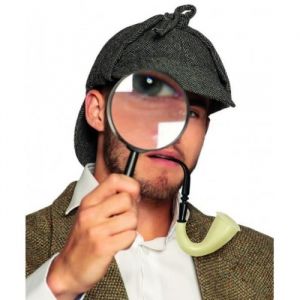 Loupe de detective grossissante deguisement fete soiree