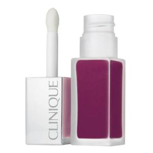 Image de Clinique Pop liquid matte 08 Black Licorice Pop - Rouge laque mat + base