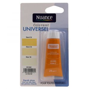 Image de Nuance Colorant Universel pour peinture 25ml jaune fonce