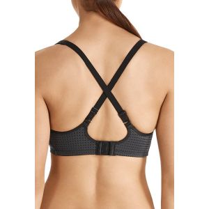 Berlei Electrify Soutien-Gorge à Armatures en Maille Tous Les Jours, Transparent, Noir, 80B Femme