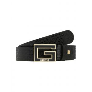 Guess Ceinture avec gravure de la marque Noir - Taille M