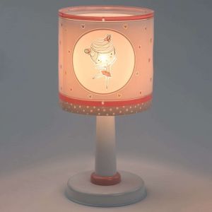 Image de Dalber Sweet Dance Lampe enfant de bureau avec motif danseuse, multicolore