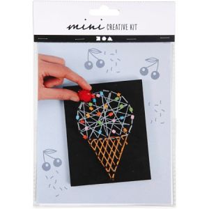 Creotime Kit créatif String art - Glace