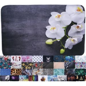 Tapis de Bain Pretty 70 x 110 cm de Haute qualité très Doux sèche Rapidement Lavable antidérapant