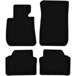 Tapis de sol en velours noir BASIC pour : BMW 3 E90 berline (2004-2011)
