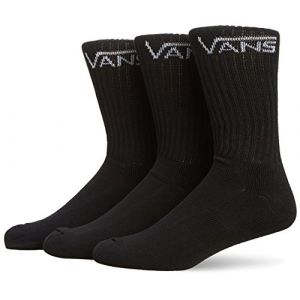 Vans M CLASSIC CREW (9 5- BLACK - Chaussettes montantes - Homme - Noir (Black) - 42.5-47 EU