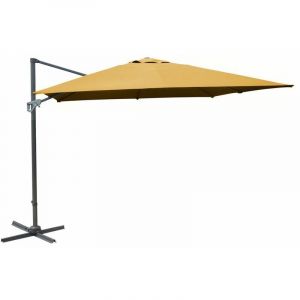 Image de Proloisirs Parasol Deporte Orientable 3X3/8 Nh20 Inclinable Manivelle - Curry