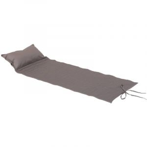 Hesperide Coussin de transat Enroulable adiya Taupe 180x60cm en Polyester