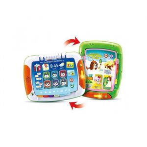 Super tablette educative tactile et livre d'histoires 2 en 1 - activites enfant kid 2-5 ans - version fr - set jeu educatif genius + carte
