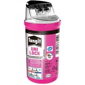Tangit Uni-Lock, Fil de nylon pour étanchéité des raccords filetés sur tuyaux en métal et en plastique, Fil d'étanchéité pour réseaux de gaz et