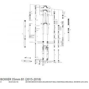 Rockshox Kit entretien basique pour boxxer rc 2012-2018