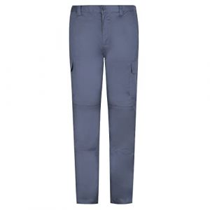 Misemiya - Pantalons DE Travail Multi-Poche Uniforme Industriel Atelier MÉCANIQUE Technique Plombier MAÇON Ref.888-50, Gris