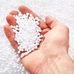 LIVEA Perles de Polystyrène 150L, Perle BS pour Remplissage de Pouf, Coussin, Peluche, non hydrophile et anti-feu (PERLEIGNI150)