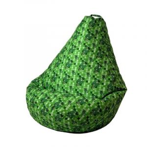 Necchi Go Gift Pouf XXL Minecraft - un pouf confortable pour les jeux